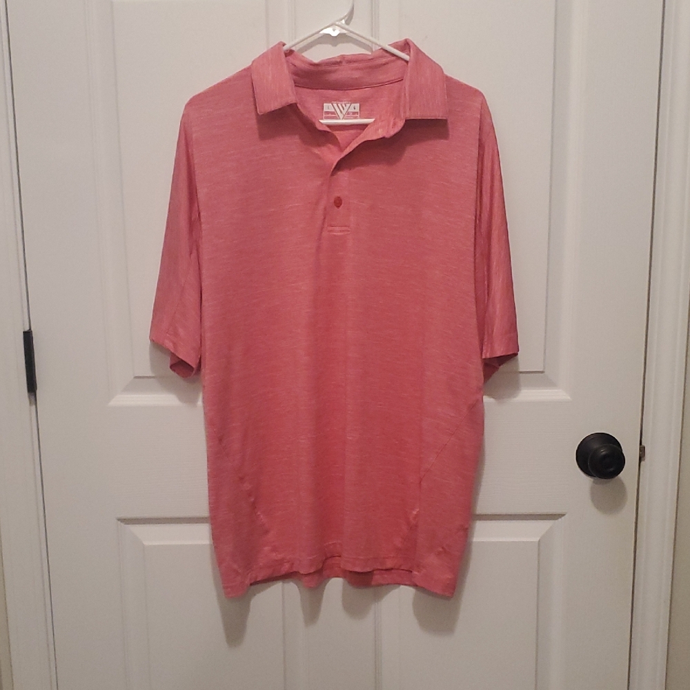 Men's Coral Slub Polo Shirt - Unknown Brand